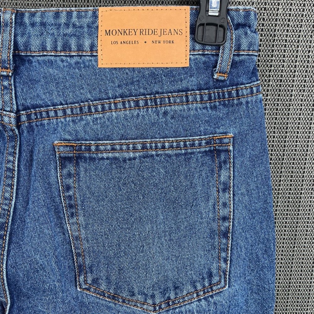 Monkey Ride Jeans Women's Original Vintage Denim Jeans Size 7 High-Waisted - Picture 4 of 10
